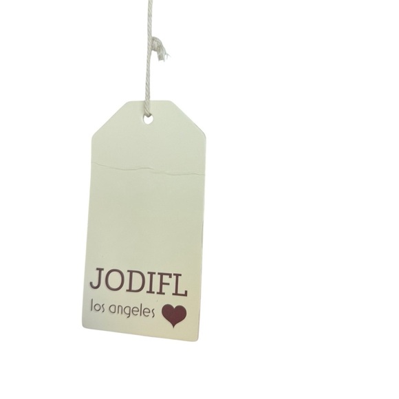 JODIFL Women’s Floral Colorful Puff Sleeve A Line V Neck Dress Large Boho Preppy - Picture 4 of 9